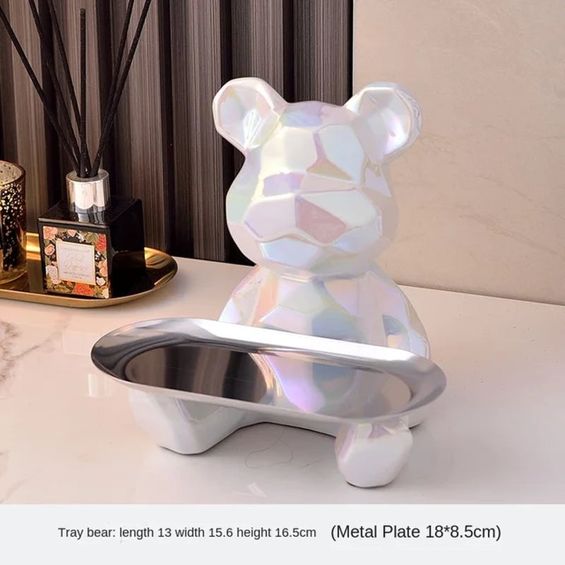 Ceramic Bear Storage Tray