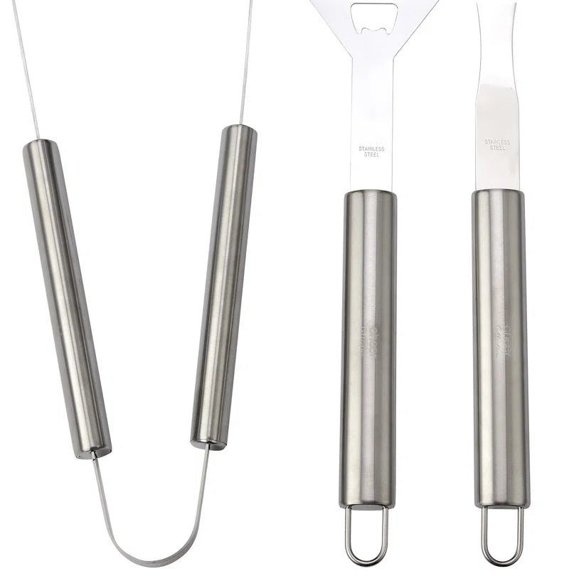 Stainless Steel Grilling Tool Set